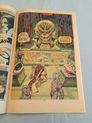 Marvel Comics STRANGE TALES 180 1975 Warlock 1st app Gamora Starlin art Key VF 3