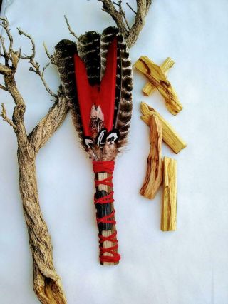 Smudge Feathers Fan - Spiritual Cleanse - Sacred Ornament