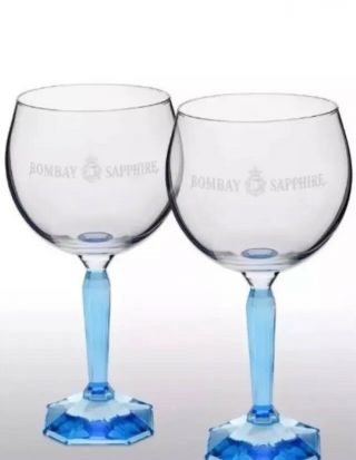 Bombay Sapphire Gin Glass X 2