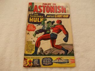 Tales To Astonish 59 1964 1st Appearance Hulk In Title Battles Giant - Man/ant - Man
