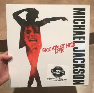 Rare Michael Jackson - Greatest Hits Live Vinyl Lp Album