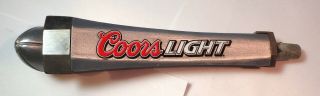 Coors Light Beer Tap Handle - Football On Top - Rare -