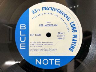 LEE MORGAN CANDY BLUE NOTE BLP 1590 MONO JAPAN Vinyl LP 3
