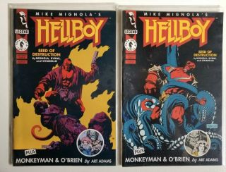 Dark Horse Comics Hellboy Seed Of Destruction 1 & 2