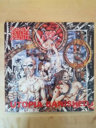 Napalm Death Utopia Banished Uk Earache 1992 Metal Grind