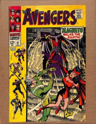 Avengers 47 - - Captain America Thor Iron Man Marvel Comics