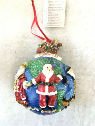 Christopher Radko Santas Around The World Christmas Ornament