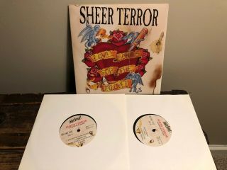 Sheer Terror " Love Songs For The Unloved " 10 " Lp Black Double Vinyl Record (vg, )