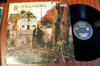 Black Sabbath 1st.  Lp " Black Sabbath " Ex/ex Nems Nel 6002 From 1976 Re - Issue