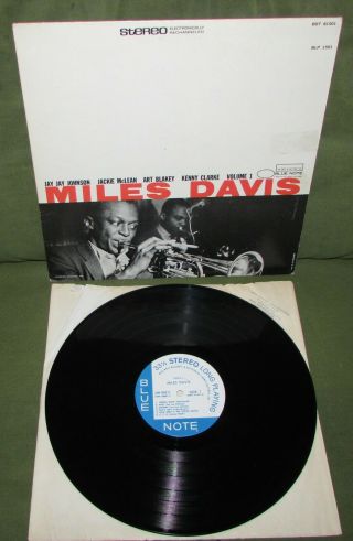 Miles Davis Volume 1 1966 Us Blue Note Stereo Liberty Press Bst 81501