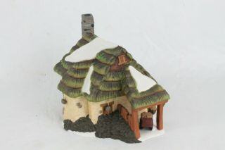 Vintage Dept 56 Dickens Village McShane Cottage Porcelain Figurine w/ Box 3