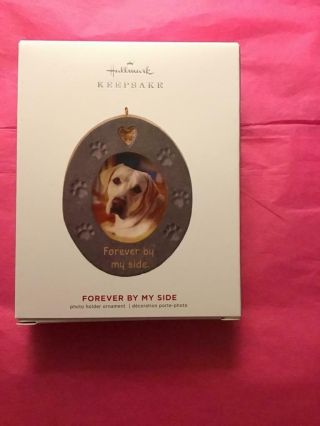 Hallmark Keepsake Ornament 2019 Forever By My Side Dog Pet Memorial Concrete Pup