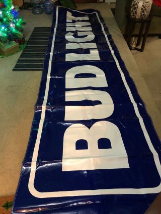 Budweiser Bud Light Beer Huge Vinyl Banner Sign Event Outdoor Tent Display 16ft
