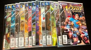 Action Comics (2011) - - 0 1 To 52,  Annual 1 2 3,  Lenticular - - Full Series