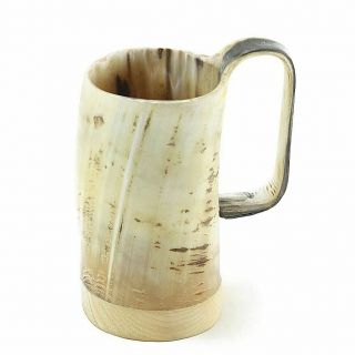 Medium Ox Horn Tankard Horn Mug Cup Beer Glass Viking Drinking Game Of Thrones 8