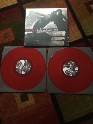 Pearl Jam Live 1992 Broadcasts Double Vinyl Lp Red Records