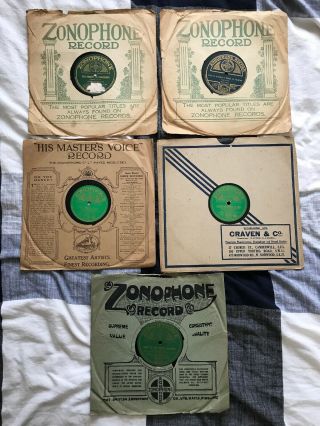 Zonophone 78 Rpm Records Russian Record The Rhythmic Eight Fox - Trot Waltz