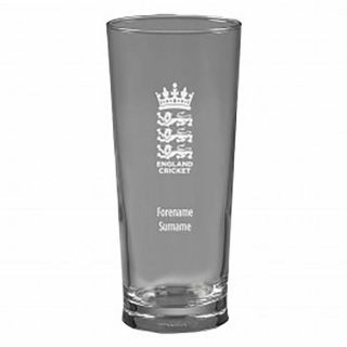 England Cricket - Personalised Beer Glass