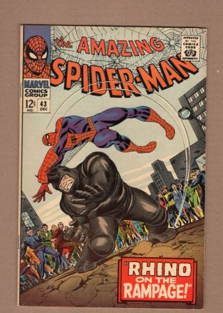 The Spider - Man 43 (marvel 1966) Vg/f