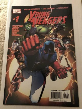 Young Avengers 1 Marvel Key Issue 1st Kate Bishop App Hawkeye