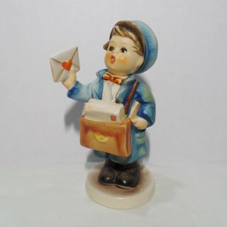Goebel Hummel Figurine - 1960 - 1972 Trademark - Postman Boy Mail Carrier