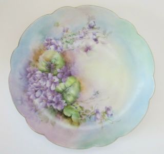 Vintage Hand Painted Plate Early 1900 