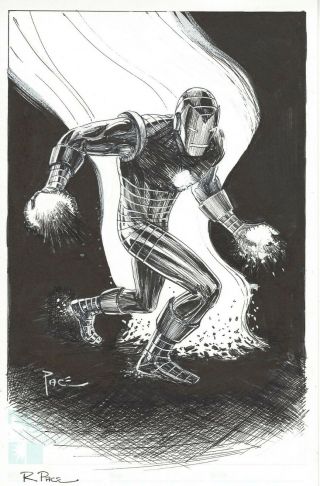 Richard Pace Iron Man Drawing