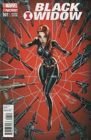 Black Widow 1 B J Scott Campbell Variant Marvel Now Avengers Movie 1st