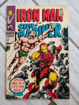 Iron Man And Sub Mariner 1 Vg/fn