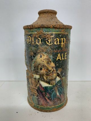 Old Tap Select Stock Ale Cone Top Beer Can Fall River,  Ma Usbc 178 - 01