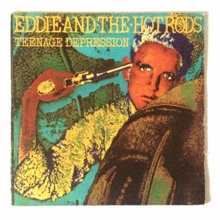 Eddie And The Hot Rods Teenage Depression Vinyl Lp First Pressing A1 B1 Poster