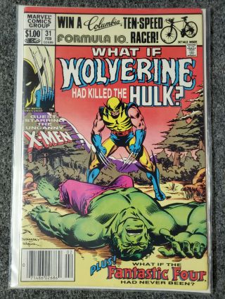 Incredible Hulk 340 Todd McFarlane and What If? 31 Wolverine Marvel Comics VF 3