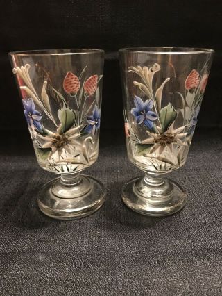 Two Edelweiss Glasses