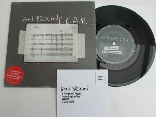 Unplayed Ian Brown F.  E.  A.  R.  Limited Edition 7 Inch Vinyl Stone Roses Fear