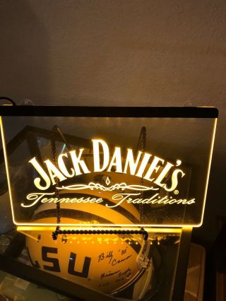 7 - 1/2”x11” Neon Style Hanging Led Light - Jack Daniels