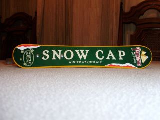 Pyramid Brewerie Seasonal Snow Cap Winter Ale Tap Handle Snowboard