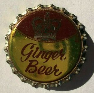 Grand Falls Ginger Beer Soda Bottle Cap; Newfoundland; Canada; Cork