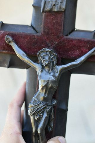 ⭐ antique French crucifix 18 