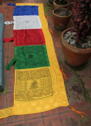 Silk Vertical Pole Tibetan Prayer Flags