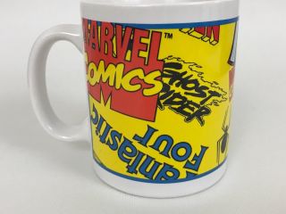 Marvel Comics 1994 Oz Coffee Mug Superhero Collage Vintage