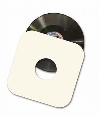 100 12 " Lp / Album White Paper Vinyl Record Sleeves / Protectors - Heavy 20 Wei