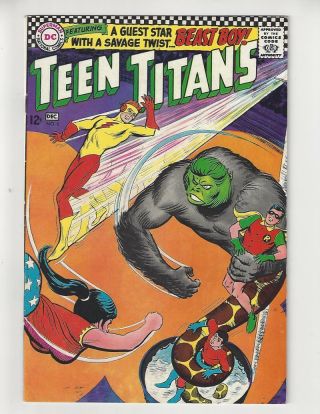 Teen Titans 6/silver Age Dc Comic Book/beast - Boy Tryout Issue/vf