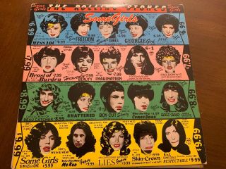 Rolling Stones Some Girls Vinyl Lp Pressing