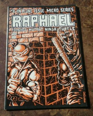 Raphael 1 Vf 1985 Mirage Studios Comic 1st Print Teenage Mutant Ninja Turtles