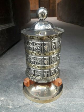 Desk Tibetan Prayer Wheel - 8 