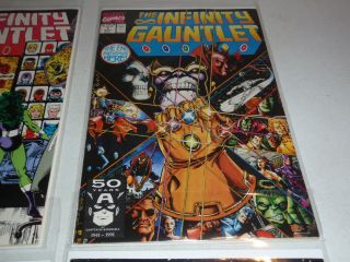 Marvel THE INFINITY GAUNTLET Comic (1991) Issues 1 2 3 4 5 6 2