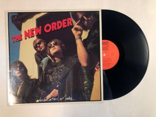 The Order Declaration Of War Lp Fan Club Fc031 Fr 1987 Vg,  Hard Rock 5d