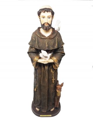 20.  5 " St Saint Francis Of Assisi Statue San Francisco De Asis Isis