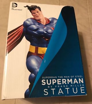 Dc Collectibles Superman The Man Of Steel Porcelain Statue By Frank Miller W/box