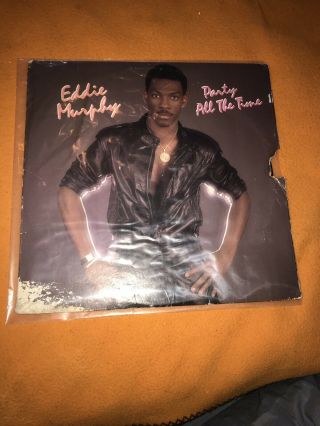 Eddie Murphy Party All The Time 1985 12 " Vinyl Record Cbs Rick James How Could